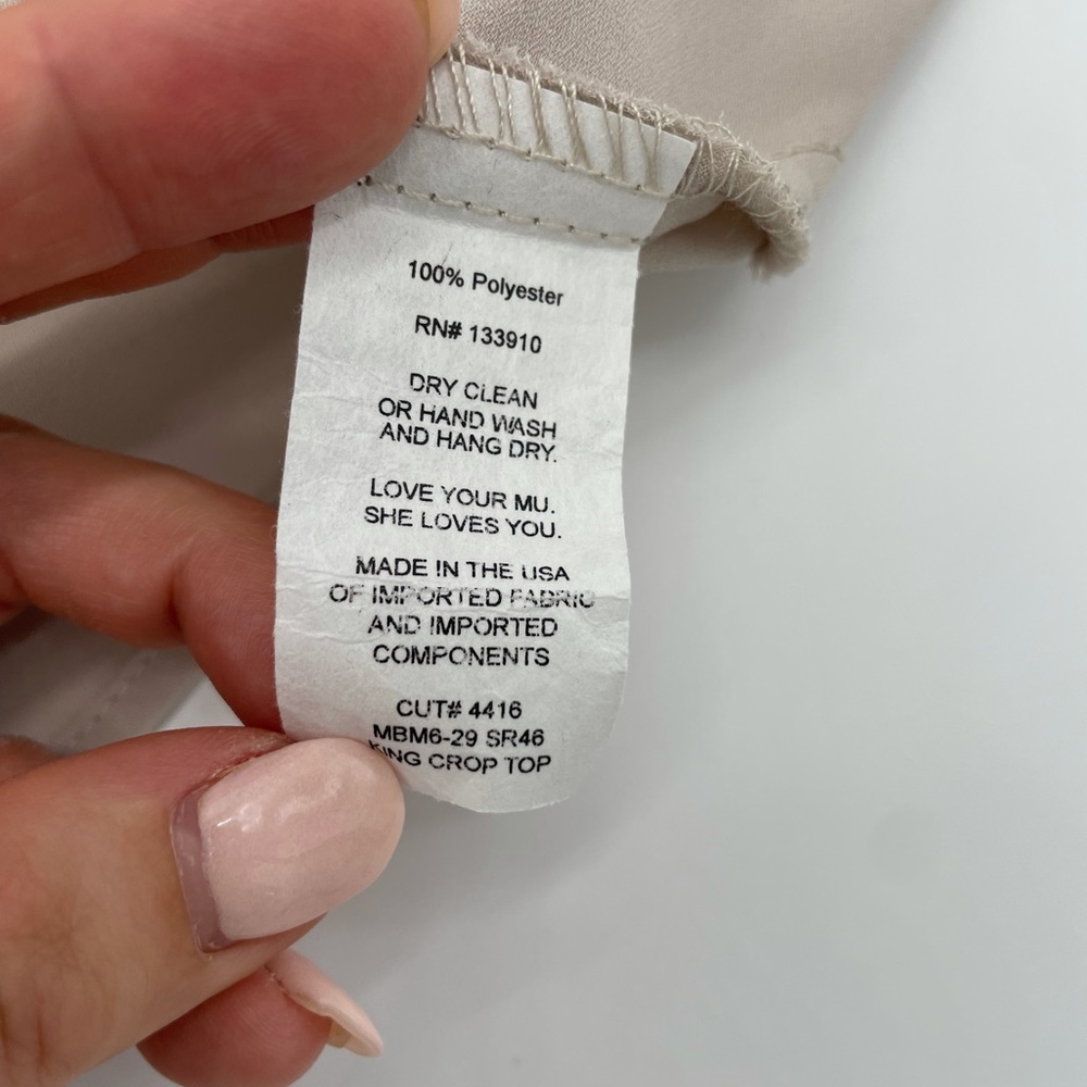 Show me Your Mumu Dusty Pink King Crop top - Picture 5 of 5